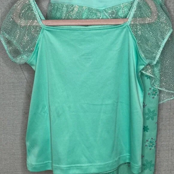 Disney - Jasmine - Princess 2 Piece Pajamas With Lace - Size 4T - Picture 3 of 8